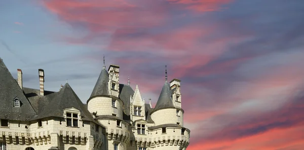 Замок Уссе, Долина Луары, Франция — стоковое фото