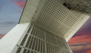 la grande arche. La defense, paris, Fransa