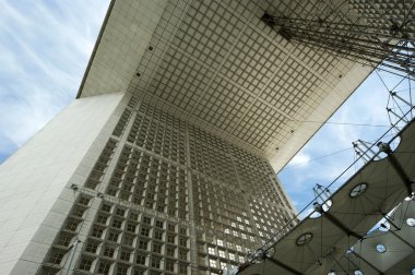 la grande arche. La defense, paris, Fransa