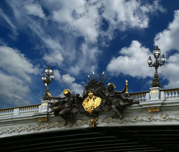 De alexander iii brug-Parijs, Frankrijk — Stockfoto