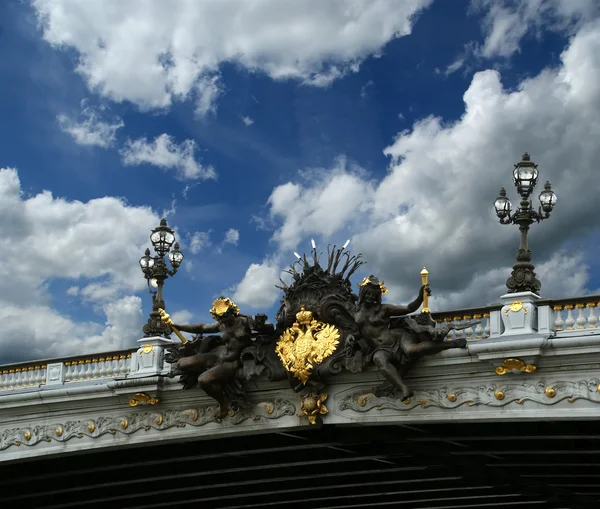 Alexander III Köprüsü-paris, Fransa — Stok fotoğraf