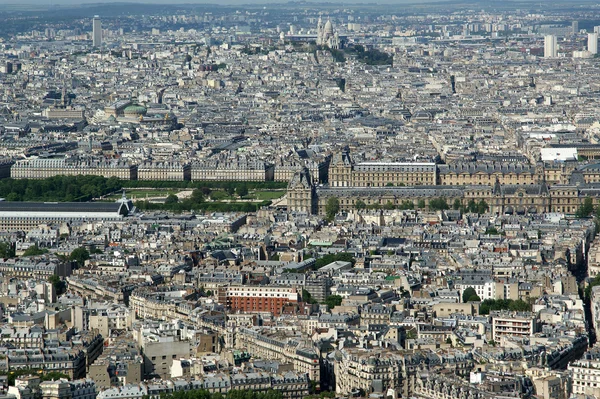 Die Skyline der Stadt bei Tag. Paris, Frankreich — Stockfoto