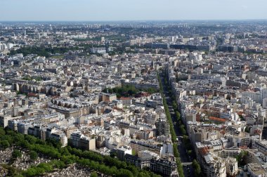 şehir manzarası, gündüz. Paris, Fransa