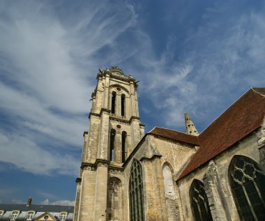 Fransa, senlis, picardy, oise---saint vincent Manastırı