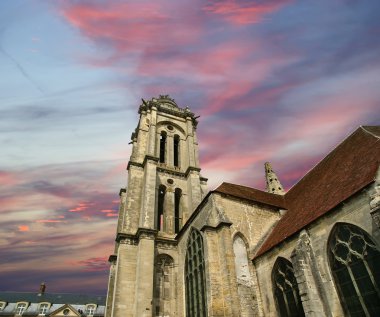 Fransa, senlis, picardy, oise---saint vincent Manastırı