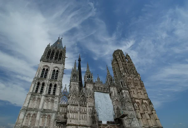 Roman Catholic Gothic cathedral in Rouen — Stock Photo, Image