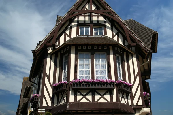 Deauville, basse-normandie region im nordwesten frankreichs — Stockfoto