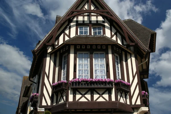 Deauville, w regionie Dolna Normandia, w departamencie Calvados — Zdjęcie stockowe