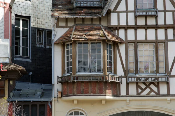 Typiskt hus i deauville (Normandie, Frankrike) — Stockfoto