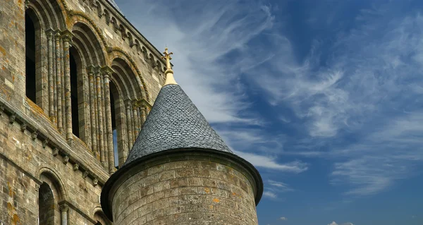 Mont Saint-Michel, Normandia, Francia — Foto Stock