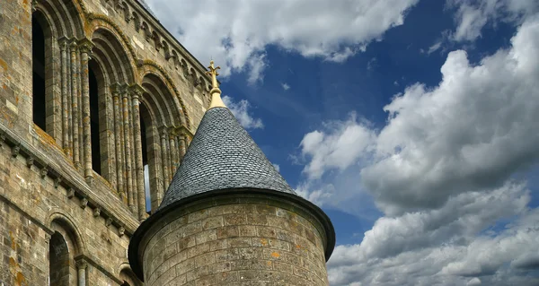 Mont Saint-Michel, Normandia, Francia — Foto Stock