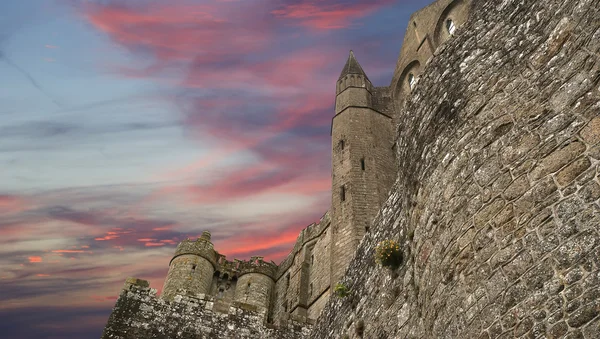 Mont Saint-Michel, Normandia, Franciaország — Stock Fotó