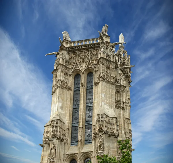 Zwiedzanie Paryża, saint-jacques, Francja — Zdjęcie stockowe