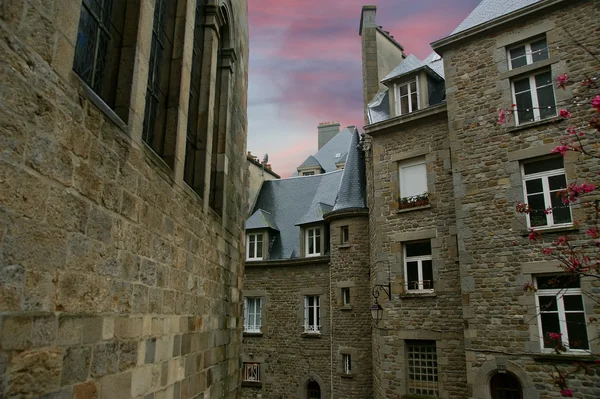 Saint-Malo- ville bretonne dans le nord-ouest de la France — Photo