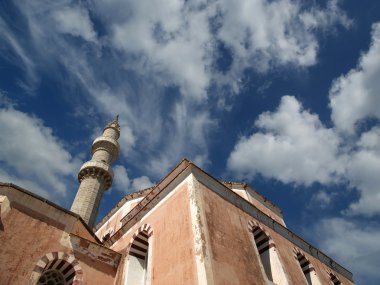 Cami içinde tarihi kent, rhodes, Yunanistan
