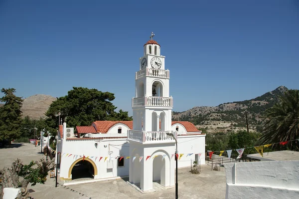 Παναγία Τσαμπίκα μοναστήρι. Ρόδου. Ελλάδα — Φωτογραφία Αρχείου