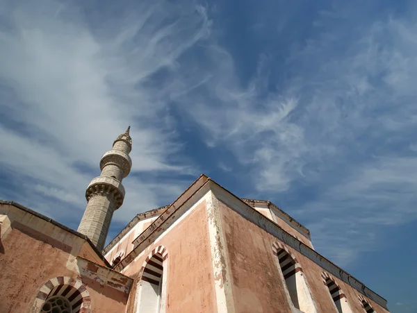 Mešita ve starém městě, rhodes, Řecko — Stock fotografie