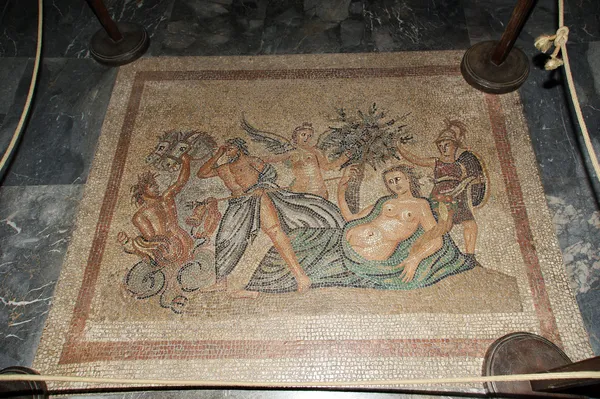 Muzeum z Rodos w średniowiecznych Rycerzy zamku (Pałac), Grecja — Zdjęcie stockowe