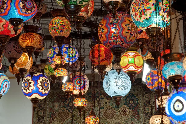 Traditionelle türkische Lampen — Stockfoto