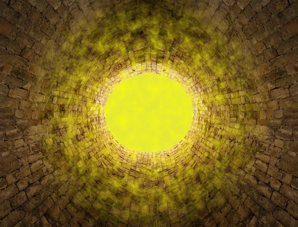 Licht am Ende des Tunnels — Stockfoto