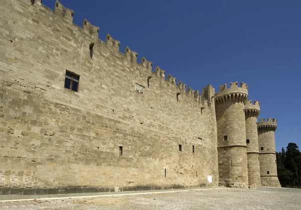 Château des Chevaliers Médiévales de Rhodes (Palais), Grèce — Photo