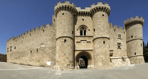 Rodos Ortaçağ Şövalyeleri kale (saray), panoramik, Yunanistan