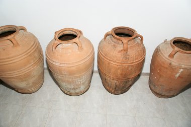 geleneksel antik Yunan amphora