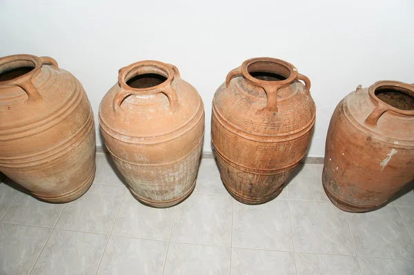 Geleneksel antik Yunan amphora — Stok fotoğraf