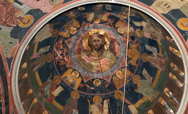 The interior of the Orthodox Church of St. Panteleimon — Stock Photo, Image