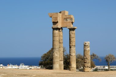 Apollo Tapınağı Akropol Rodos, Yunanistan
