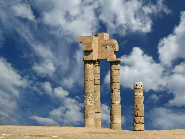 Tempio di Apollo all'Acropoli di Rodi, Grecia — Foto Stock