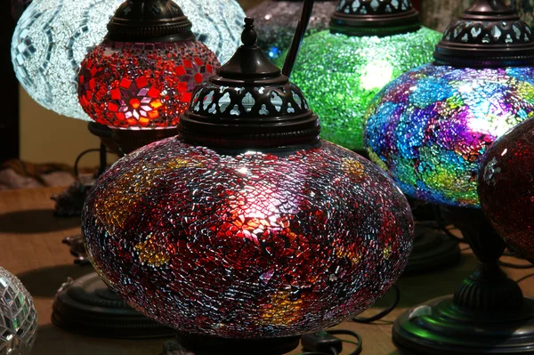 Tradycyjny turecki lampy — Zdjęcie stockowe