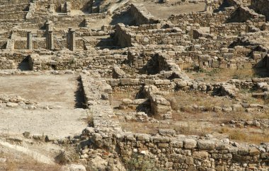 Antik kalıntıları Kamiros, Rhodes - Yunanistan