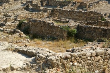 Antik kalıntıları Kamiros, Rhodes - Yunanistan