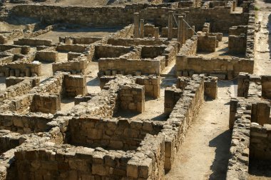 Antik kalıntıları Kamiros, Rhodes - Yunanistan