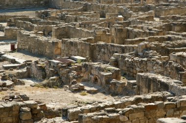 Antik kalıntıları Kamiros, Rhodes - Yunanistan