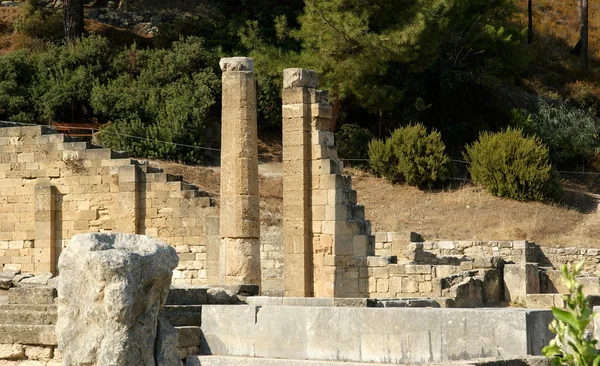 古代遺跡カメイロス ロードス - ギリシャの — ストック写真