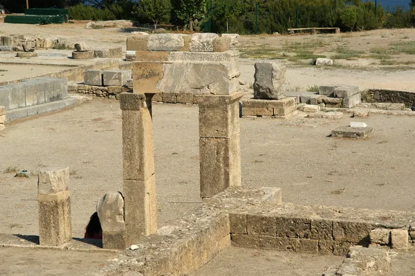 Antiche rovine di Kamiros, Rodi - Grecia — Foto Stock
