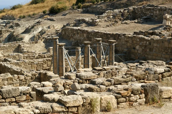 Oude ruïnes van Kamiros, Rhodes - Griekenland — Stockfoto