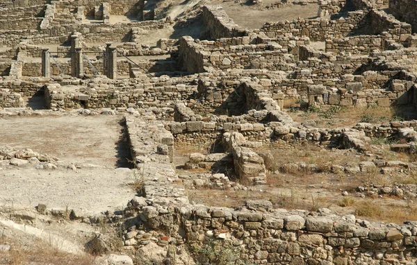 Oude ruïnes van Kamiros, Rhodes - Griekenland — Stockfoto