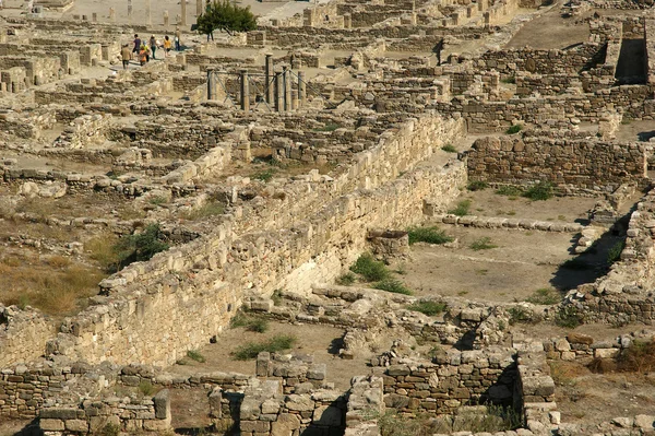 Ruínas antigas de Kamiros, Rodes - Grécia — Fotografia de Stock