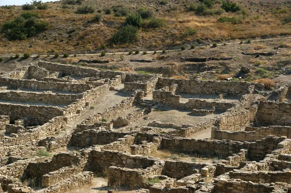 Oude ruïnes van Kamiros, Rhodes - Griekenland — Stockfoto