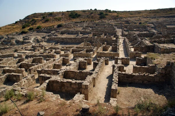 Oude ruïnes van Kamiros, Rhodes - Griekenland — Stockfoto