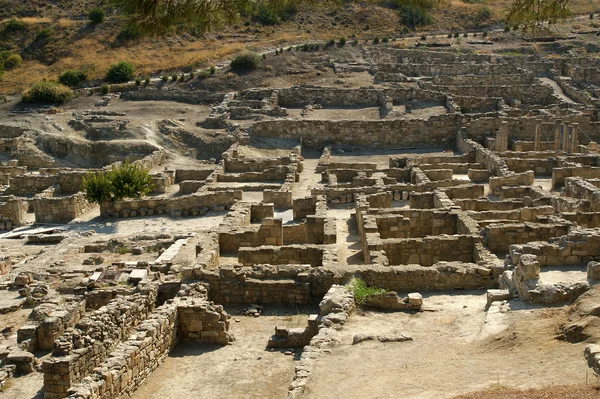 Oude ruïnes van Kamiros, Rhodes - Griekenland — Stockfoto