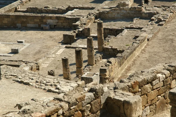 Oude ruïnes van Kamiros, Rhodes - Griekenland — Stockfoto