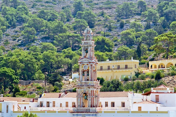 Mosteiro de Panormitis, ilha de symi, Grécia — Fotografia de Stock