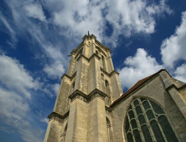 Fransa, senlis, picardy, oise---saint vincent Manastırı