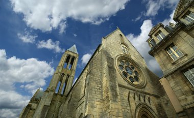 Fransa, senlis, picardy, oise---saint vincent Manastırı