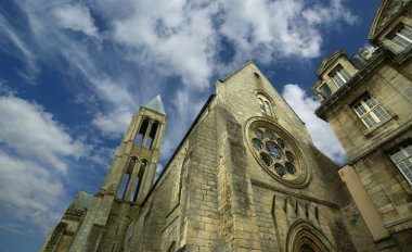 Fransa, senlis, picardy, oise---saint vincent Manastırı