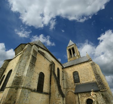 Fransa, senlis, picardy, oise---saint vincent Manastırı